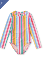 Tea Collection L/S ONE-PIECE SWIMSUIT SAN SEBASTIAN STRIPE