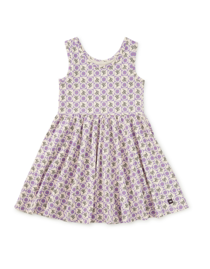 Tea Collection SLEEVELESS BALLET DRESS TILE FLORAL