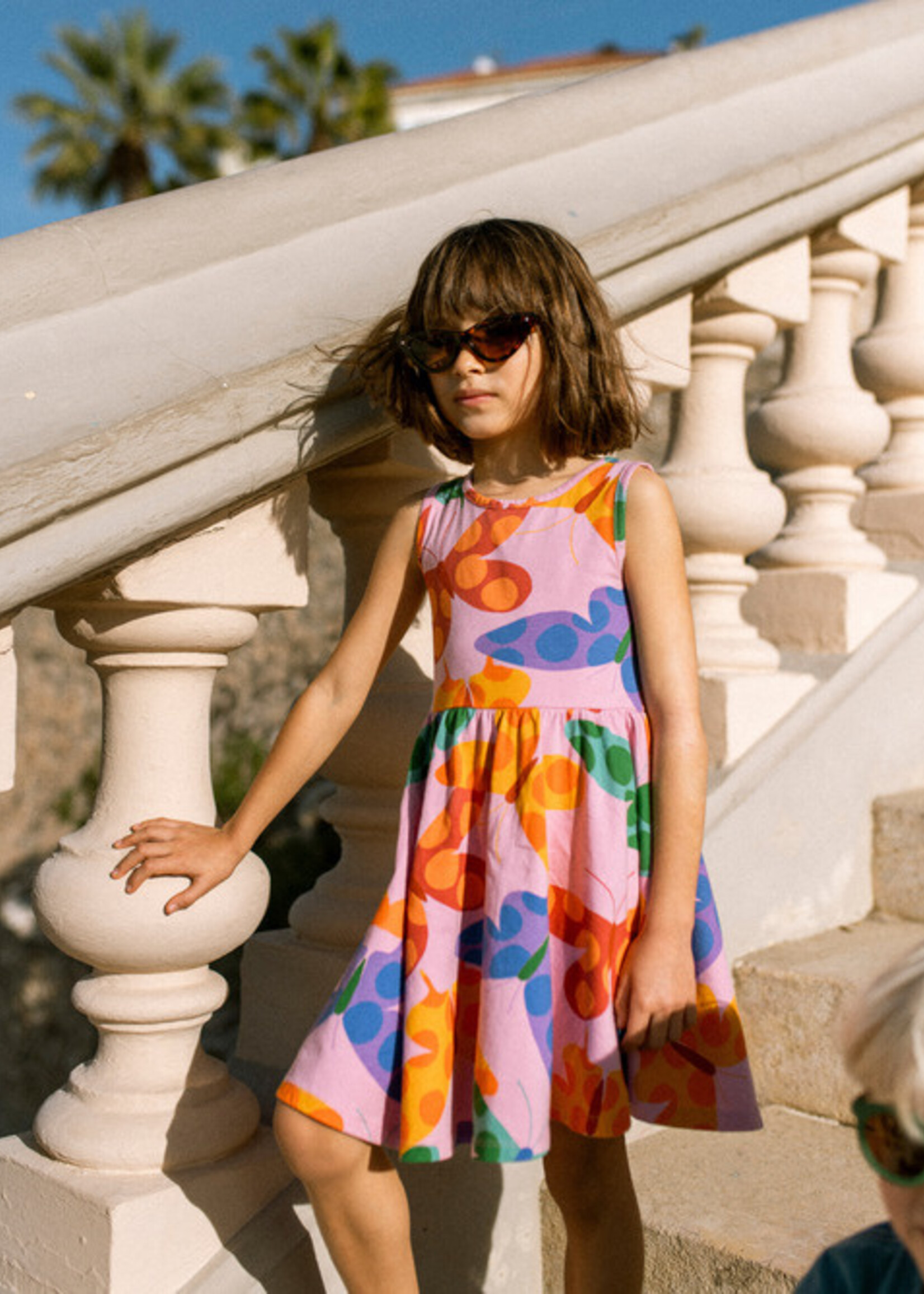 Tea Collection SLEEVELESS BALLET DRESS BUTTERFLY SPOT