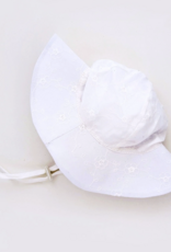 Embroidered Sunhat White