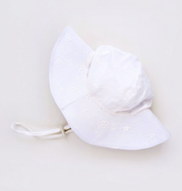 Embroidered Sunhat White