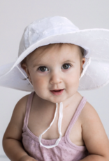 Embroidered Sunhat White