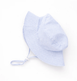 Blue Seersucker Bucket Hat