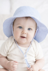 Blue Seersucker Bucket Hat