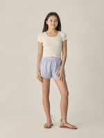 Rylee + Cru LLC SALE. TEEN POINTELLE JERSEY IVORY