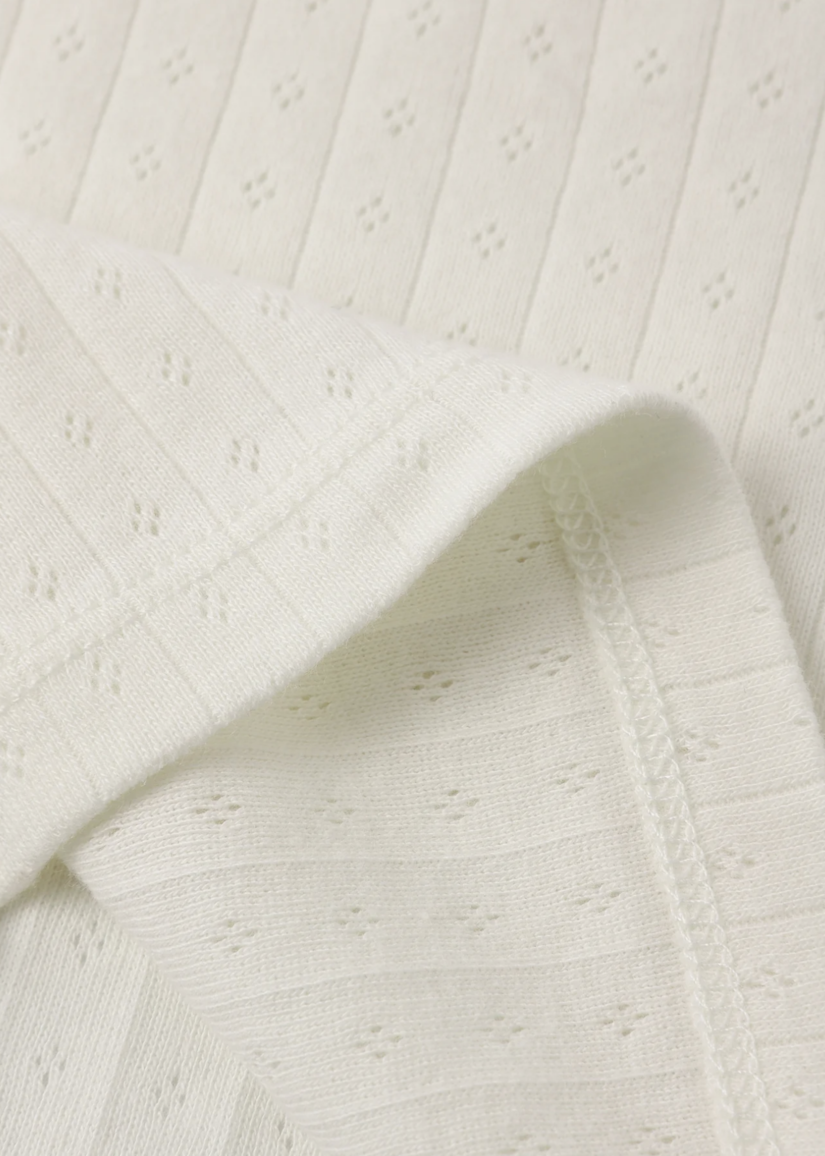 Rylee + Cru LLC TEEN POINTELLE JERSEY IVORY