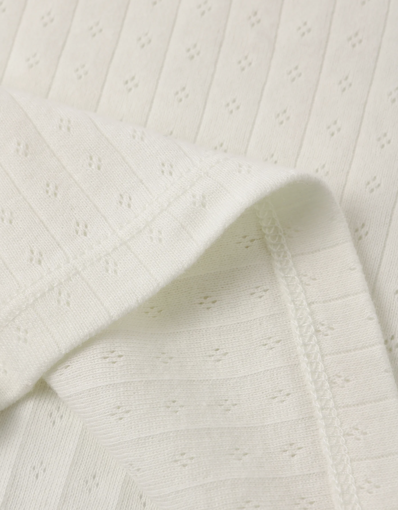 Rylee + Cru LLC TEEN POINTELLE JERSEY IVORY
