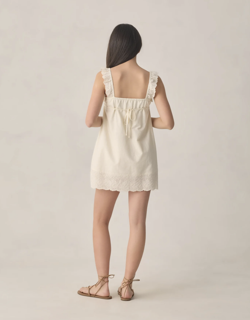 Rylee + Cru LLC TEEN IDA MINI DRESS IVORY