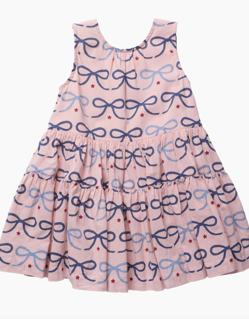 Pink Chicken ELOISE DRESS - PINK BOWS