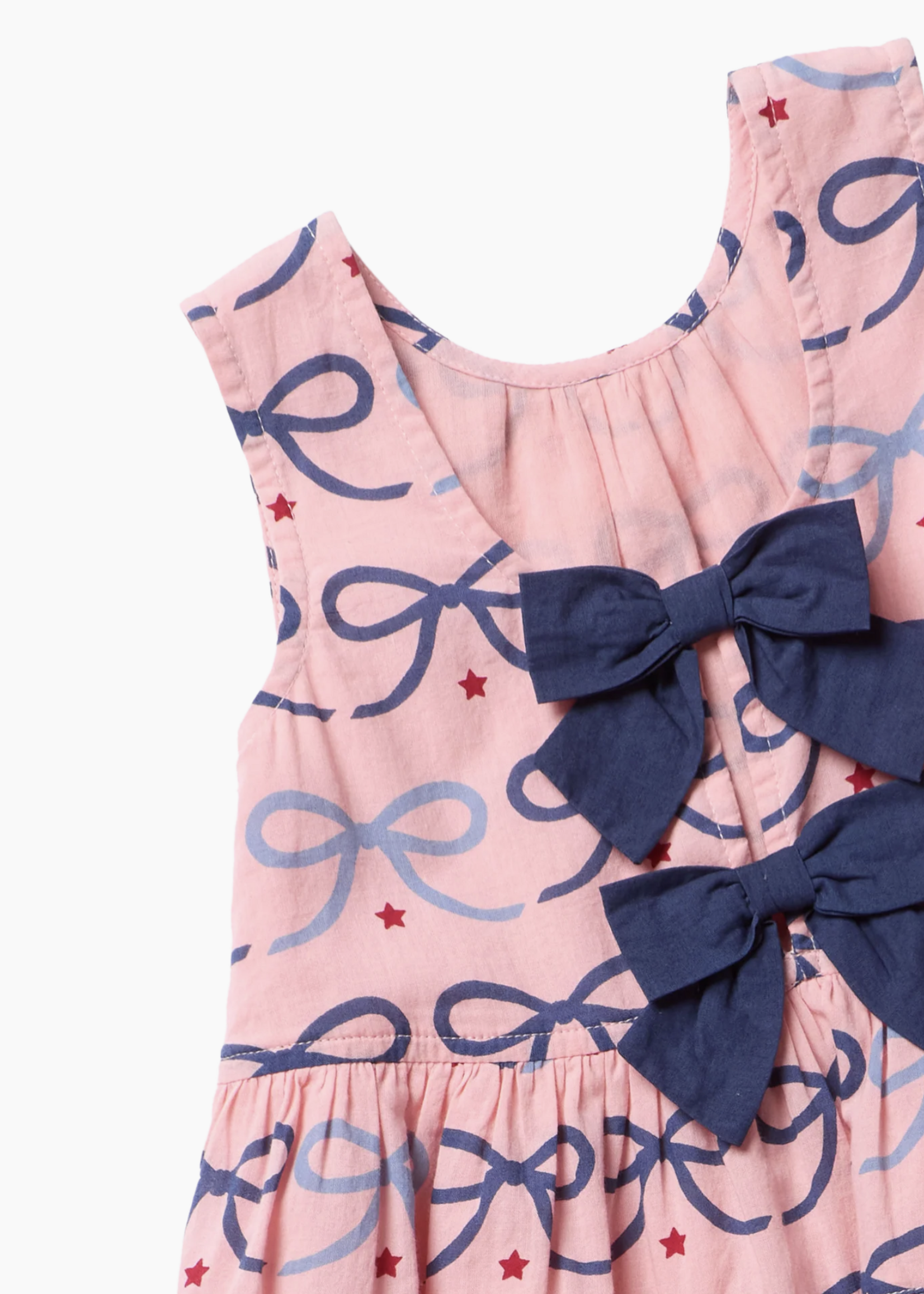 Pink Chicken ELOISE DRESS - PINK BOWS