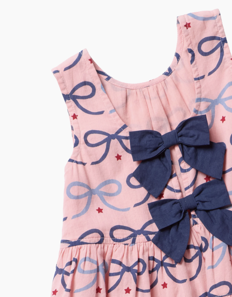 Pink Chicken ELOISE DRESS - PINK BOWS