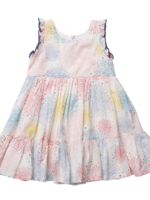 Pink Chicken SALE. GIRLS KELSEY DRESS - FIREWORKS