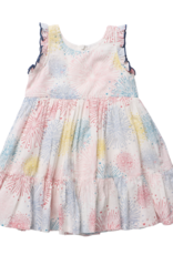 Pink Chicken GIRLS KELSEY DRESS - FIREWORKS