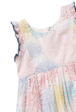 Pink Chicken GIRLS KELSEY DRESS - FIREWORKS