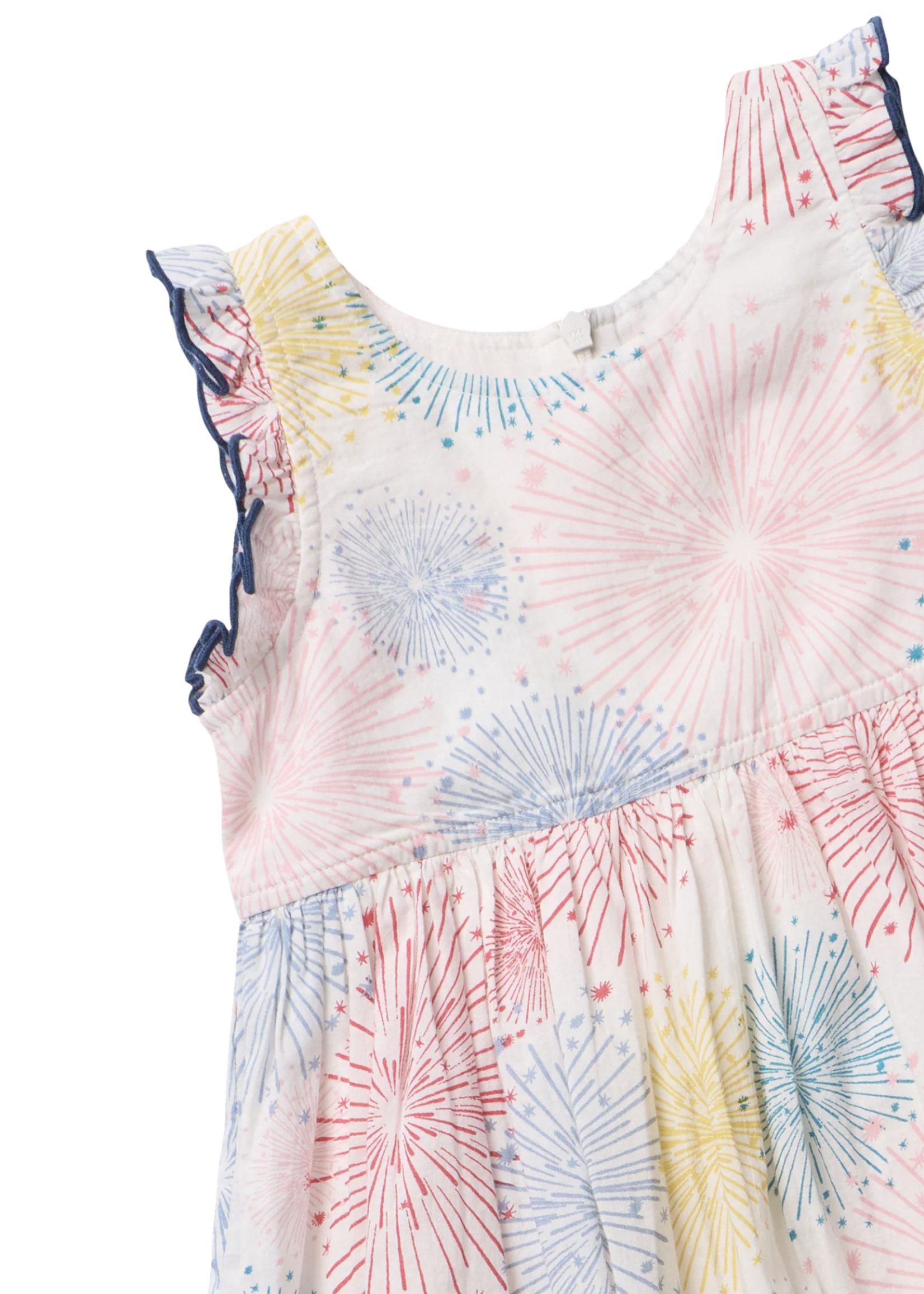 Pink Chicken GIRLS KELSEY DRESS - FIREWORKS