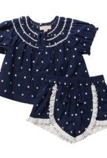 Pink Chicken MILLIE 2-PC SET - NAVY DOT