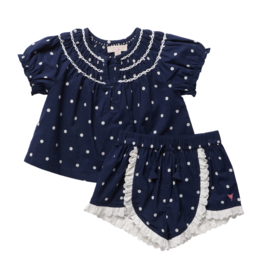 Pink Chicken SALE MILLIE 2-PC SET - NAVY DOT