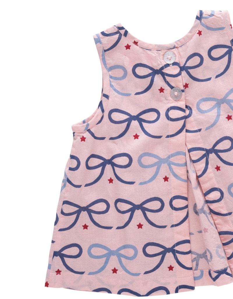 Pink Chicken BABY GIRLS JAIPUR 2-PC SET - PINK BOWS