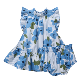 Pink Chicken BABY GIRL HARPER DRESS SET HIBISCUS FLORAL