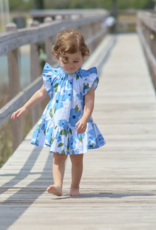 Pink Chicken BABY GIRL HARPER DRESS SET HIBISCUS FLORAL