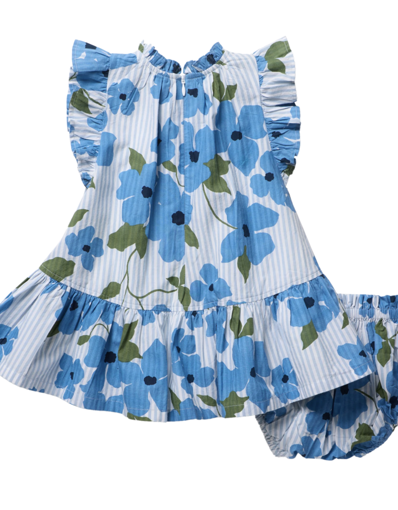 Pink Chicken BABY GIRL HARPER DRESS SET HIBISCUS FLORAL