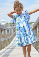 Pink Chicken HARPER DRESS HIBISCUS FLORAL