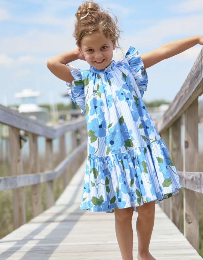 Pink Chicken HARPER DRESS HIBISCUS FLORAL