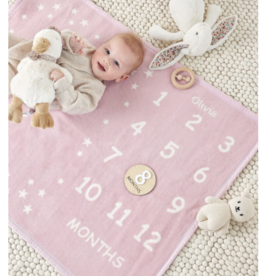 ChappyWrap Milestone Mini Blush Blanket