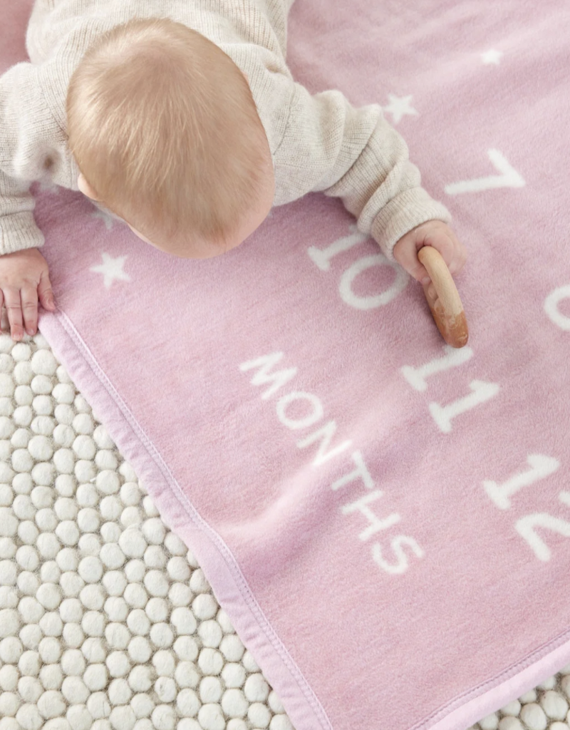 ChappyWrap Milestone Mini Blush Blanket