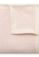 ChappyWrap Harborview Herringbone Ballet Pink Mini Blanket