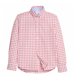 Little English Red Windowpane Button Down Shirt