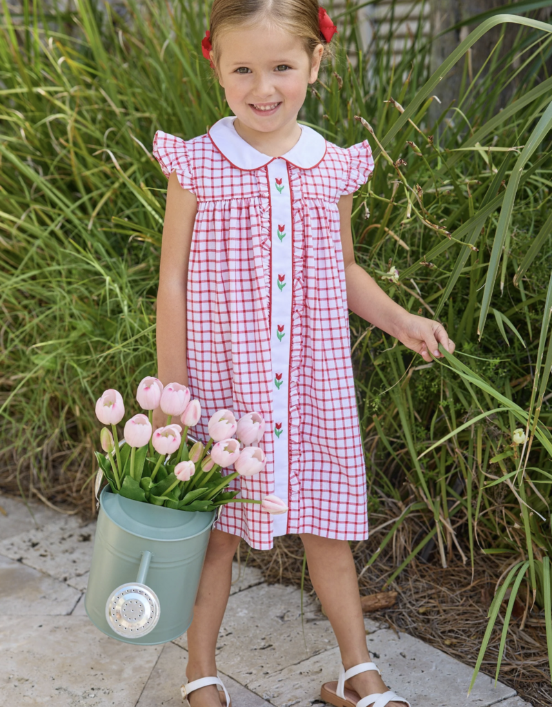Little English Ruffled Sally Dress Tulip Valley