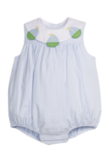 Little English Bib Bubble Sailboats