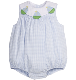 Little English Sailboats Bib Bubble