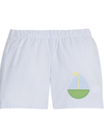 Little English SALE. Sailboats Applique Basic Short