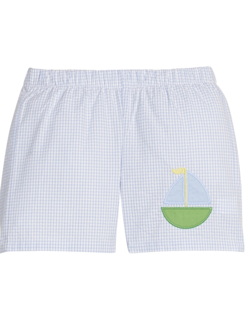 Little English Applique Basic Short Sailboats
