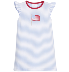 Little English Applique Tilly Dress Flag