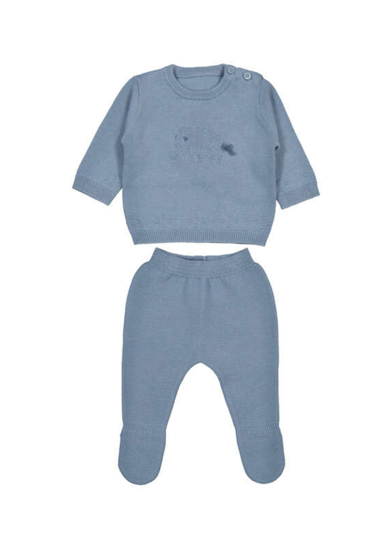 Mayoral Knit Atlantic Footed Pant Set
