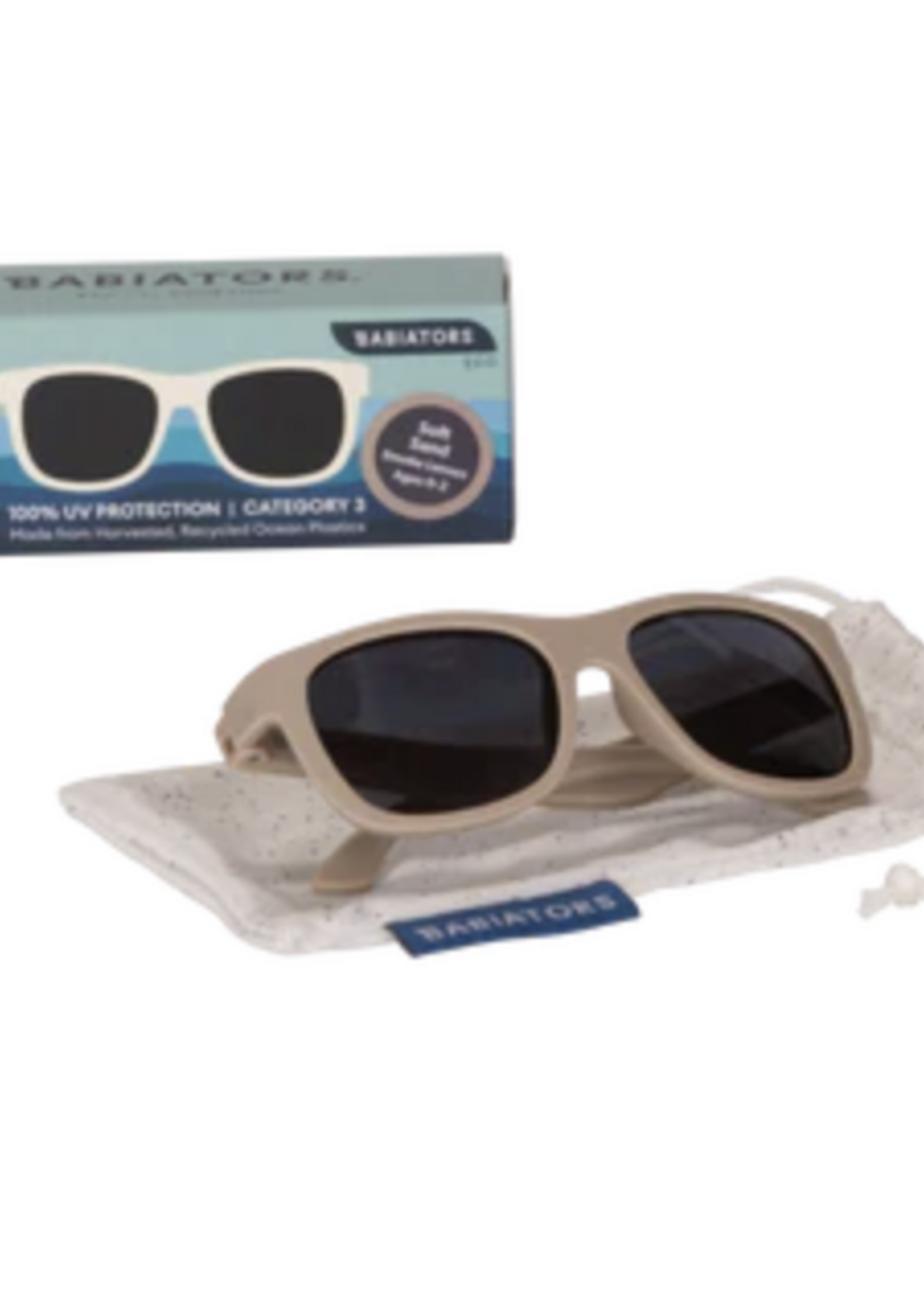 Babiators Eco Collection: Navigator Sunglasses Soft Sand