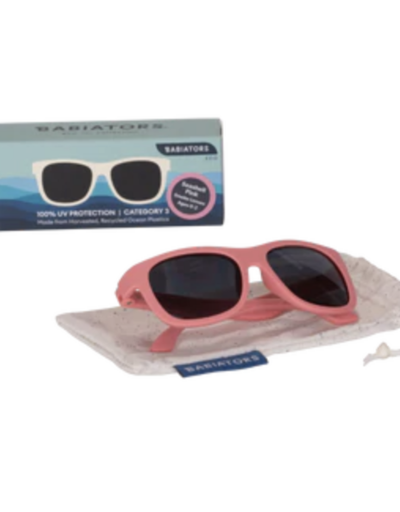 Babiators Eco Collection: Navigator Sunglasses Seashell Pink