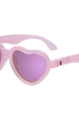 Babiators Frosted Pink Polarized Heart Mirrored Lens