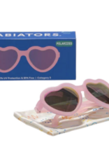 Babiators Frosted Pink Polarized Heart Mirrored Lens