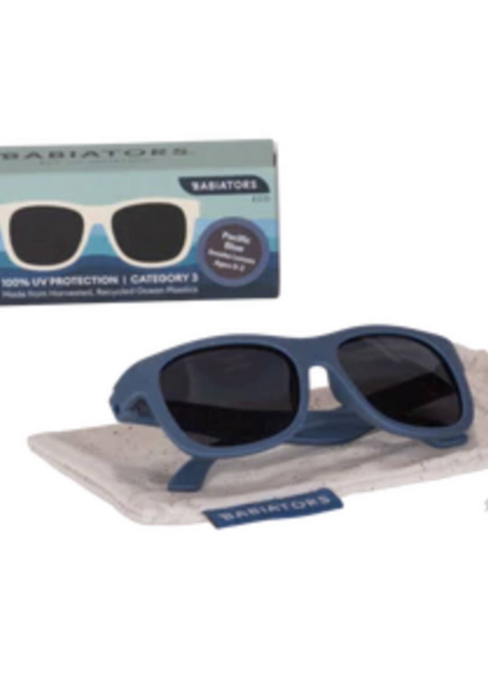 Babiators Eco Collection: Keyhole Sunglasses Pacific Blue