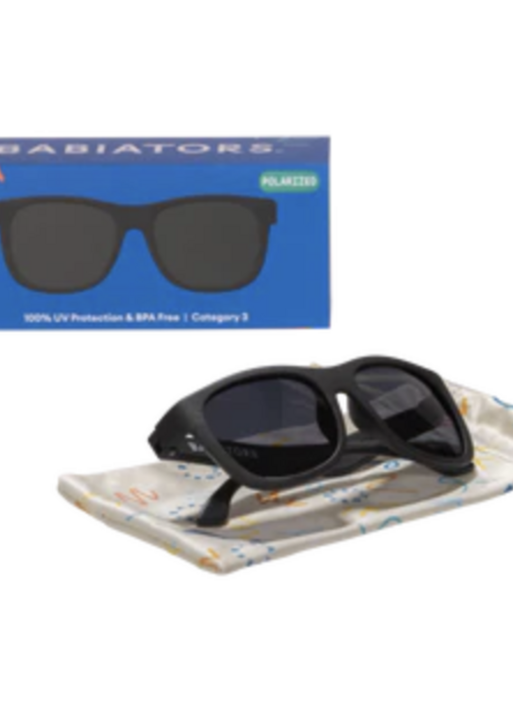 Babiators Jet Black Smoke Lens Polarized
