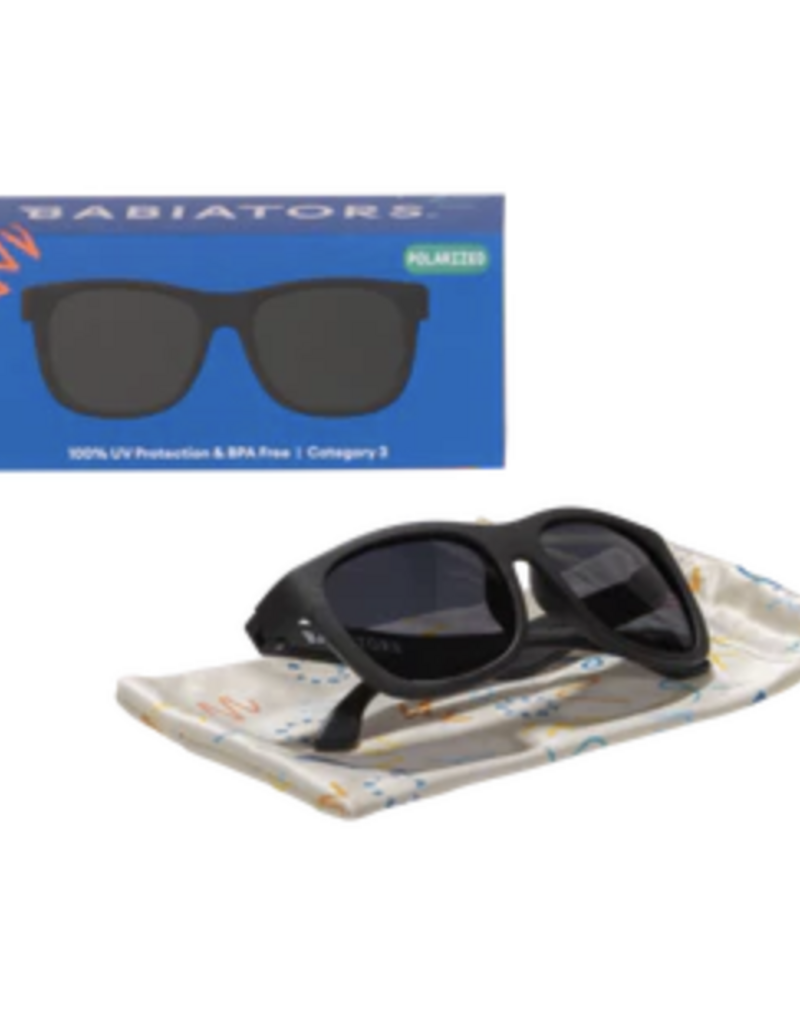 Babiators Jet Black Smoke Lens Polarized