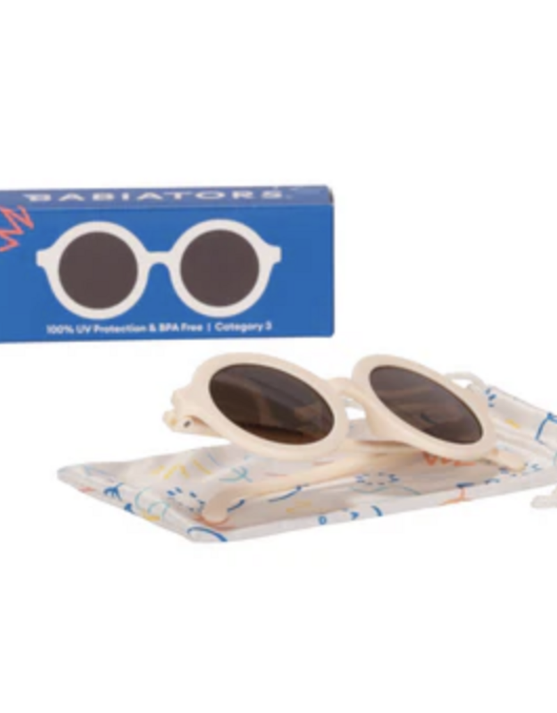 Babiators Euro Round Sunglasses Sweet Cream
