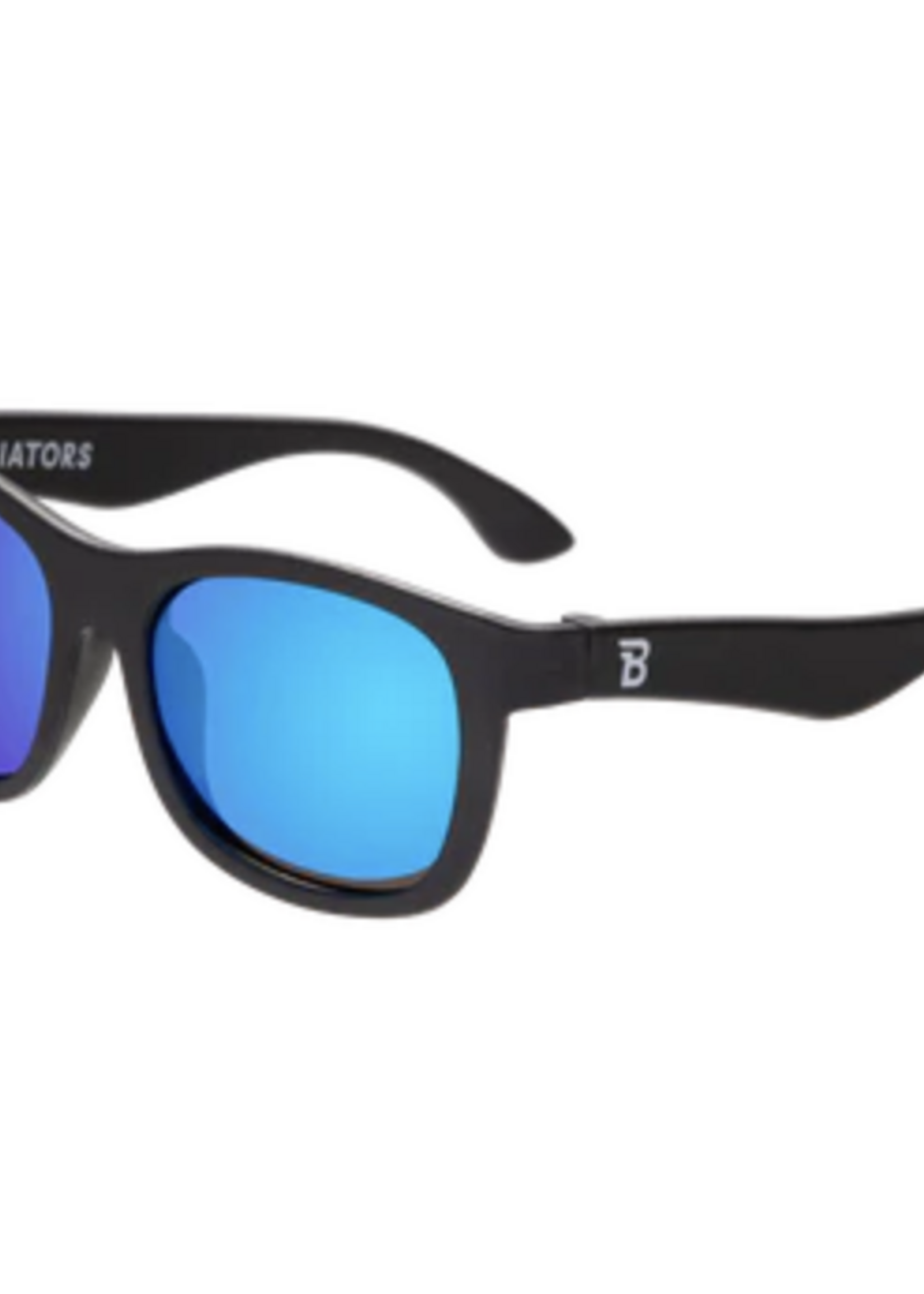 Babiators Jet Black Navigator Cobalt Polarized Mirrored Lens