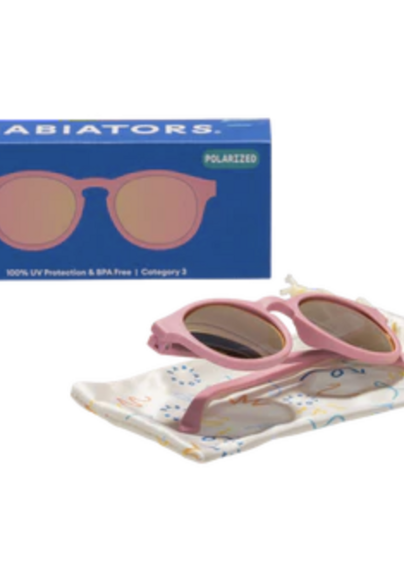Babiators Pretty in Pink Keyhole Pink Polarized Mirrored Lens