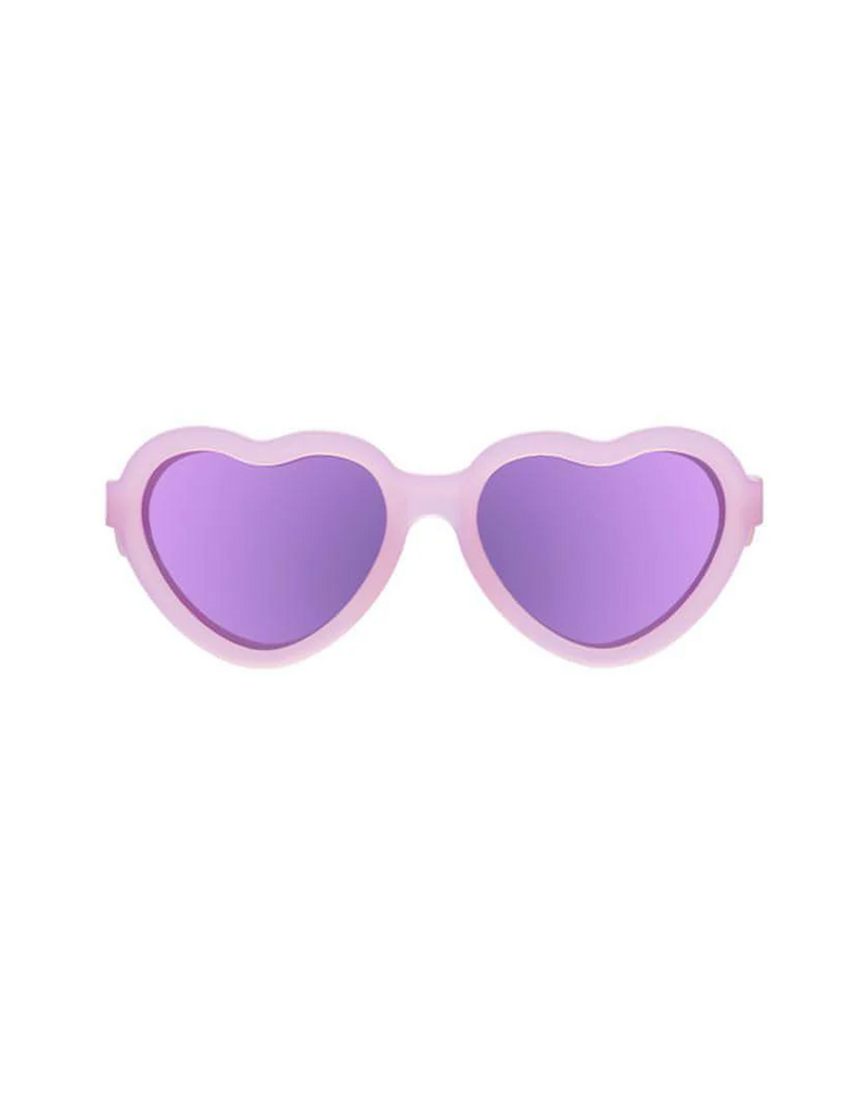 Babiators Frosted Pink Polarized Heart Mirrored Lens