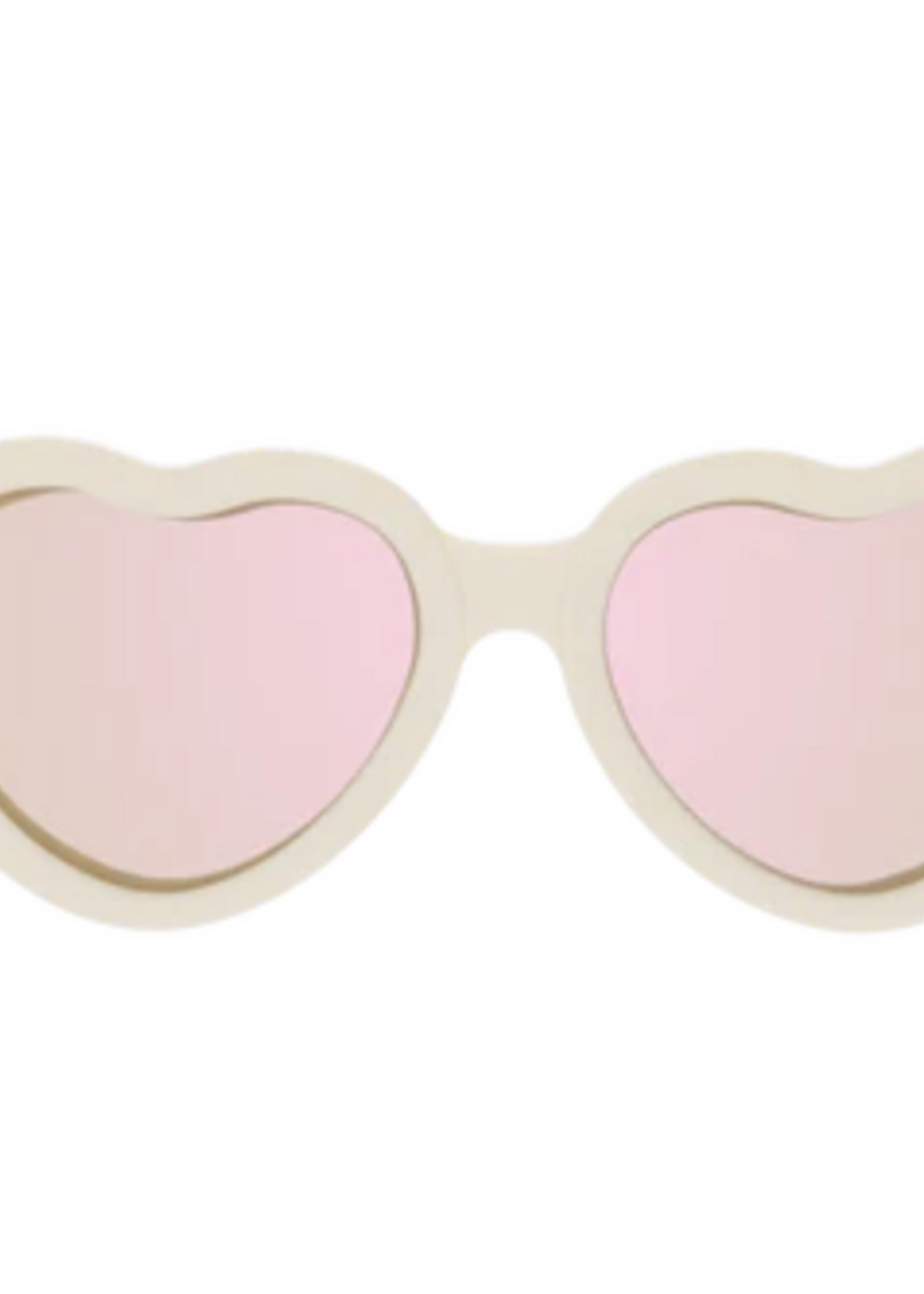 Babiators Heart Polarized Sunglasses Sweet Cream/Rose Gold